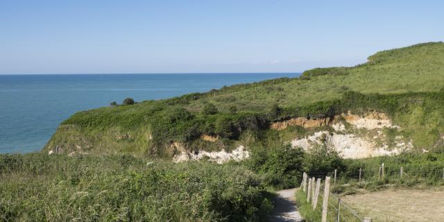 valleuse des Moutiers à Varengeville-sur-Mer (76) près de Dieppe sur la côte d'albâtre dans le pays de Caux