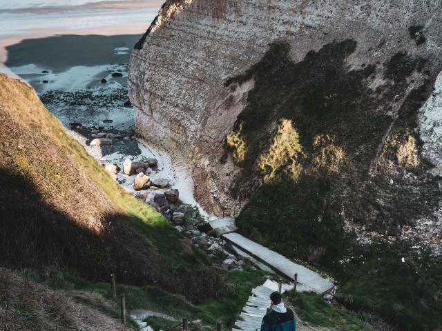 Escalier Valleuse à Varengeville-sur-Mer