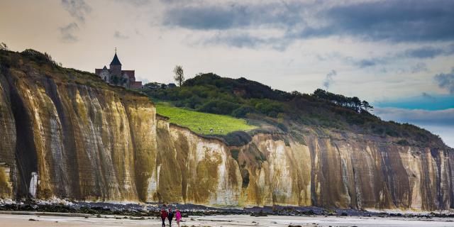 Plage Falaises Varengeville Sur Mer Seine Maritime Tourisme V Rustuel