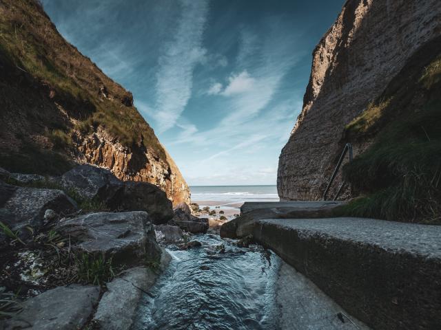 Vue de la Valleuse à Varengeville-sur-Mer