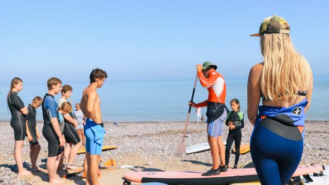 Nautisme Paddle Surfin Pourville Marie Joubert 12