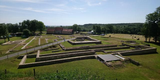 Site archéologique de Briga avec ses ruines de l'Antiquité situé en pleine campagne