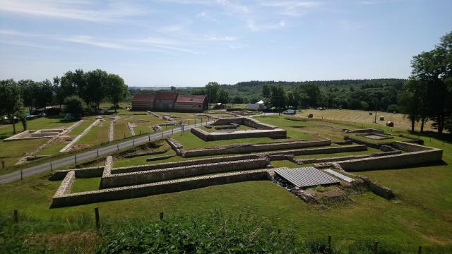 Site archéologique de Briga avec ses ruines de l'Antiquité situé en pleine campagne