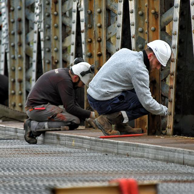 Ouvriers Pont Colbert Dieppe Yann Pelcat