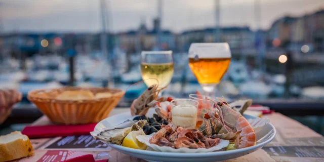 Repas Fruits De Mer Amoureux Port Dieppe Anibas Sma 4